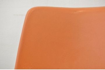 ●中古 Brunswick(ブランズウィック)モダンなシェルチェア(ボウリング・椅子・いす)