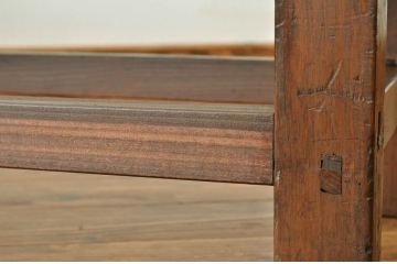 レトロ家具　★昭和レトロ・古い木の雰囲気の良いベンチ?(長イス・椅子)