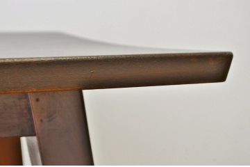 レトロ家具　アンティーク　古い木のシックなセンターテーブル・昭和レトロ