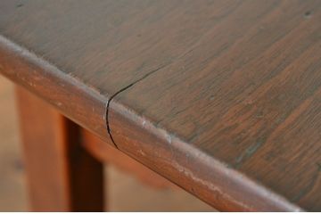 アンティーク家具　アンティーク 天板無垢材一枚板の座卓(ちゃぶ台・テーブル)