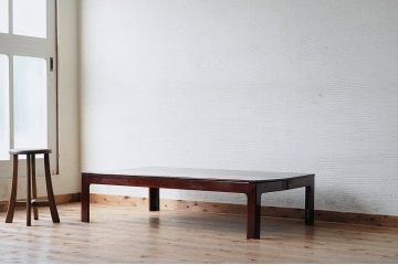 アンティーク家具　古い栗材の漆の綺麗な折り畳み式テーブル