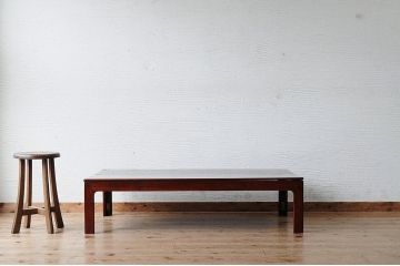 アンティーク家具　古い栗材の漆の綺麗な折り畳み式テーブル