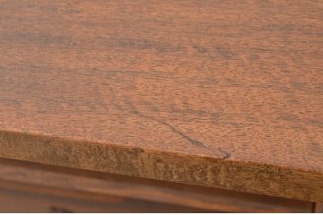 レトロ家具　★昭和レトロ 厚みのある無垢板のがっしりした飾り棚