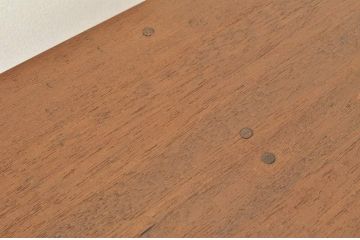 レトロ家具　昭和レトロ 古い無垢材のアンティークベンチ?(長椅子・いす・イス)