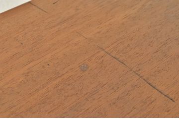 レトロ家具　昭和レトロ 古い無垢材のアンティークベンチ?(長椅子・いす・イス)