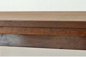 レトロ家具　昭和レトロ 古い無垢材のアンティークベンチ?(長椅子・いす・イス)