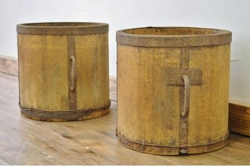 アンティーク雑貨　ジャンク品!古い一斗枡2点セット