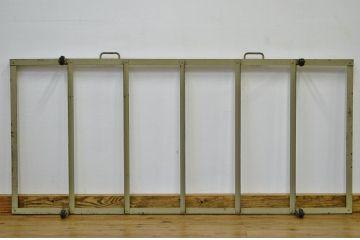 レトロ家具★昭和レトロ　古い病院のアイアンベットフレーム?