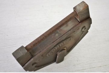アンティーク雑貨　アンティーク!CONDOR古い銅製錠前(鍵付)