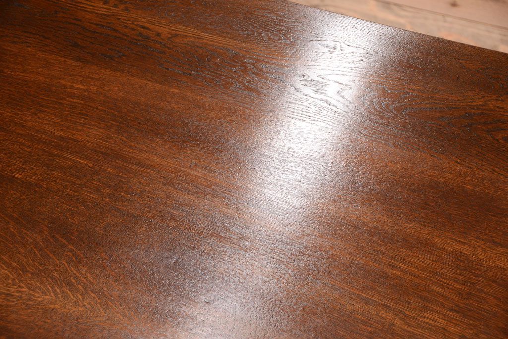 中古　ナラ材!高級ダイニングテーブル(定価約398000円)