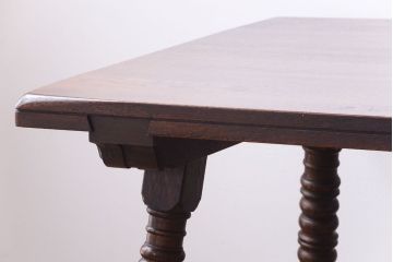 中古　ナラ材!高級ダイニングテーブル(定価約398000円)