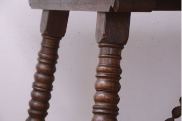 中古　ナラ材!高級ダイニングテーブル(定価約398000円)