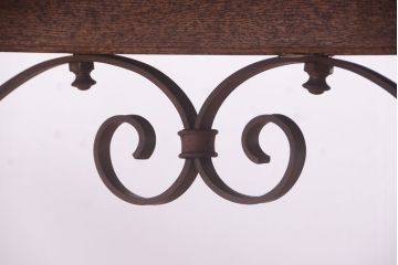 中古　ナラ材!高級ダイニングテーブル(定価約398000円)