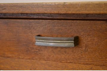 レトロ家具　昭和レトロ 古い栓無垢材のシンプルな平机?(テーブル・作業台)