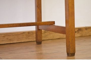 レトロ家具　昭和レトロ 古い栓無垢材のシンプルな平机?(テーブル・作業台)