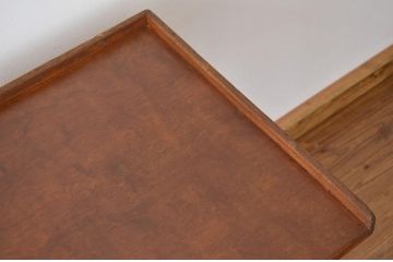 レトロ家具　昭和レトロ 縁付きデザインのかわいい平机(デスク)?作業台