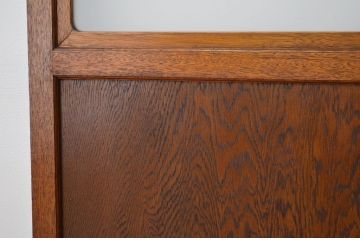 レトロ家具　昭和レトロ　すりガラス入りアンティークドア1枚(扉)