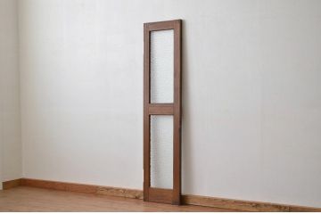 昭和レトロ 重厚な無垢材の親子ドア(子のみ)?扉