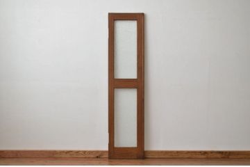 昭和レトロ 重厚な無垢材の親子ドア(子のみ)?扉