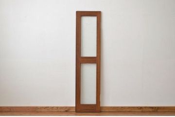 昭和レトロ 重厚な無垢材の親子ドア(子のみ)?扉