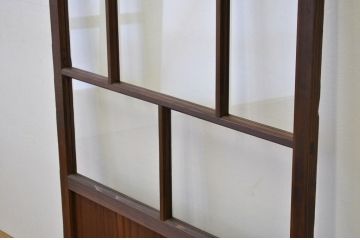 ★昭和レトロ 古い木のガラスドア?(ガラス戸・扉)