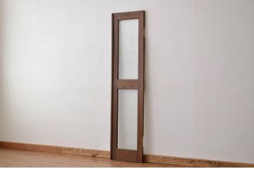 昭和レトロ 重厚な無垢材の親子ドア(子のみ)?扉