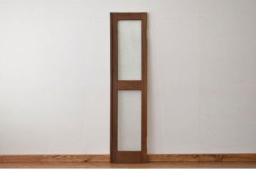 昭和レトロ 重厚な無垢材の親子ドア(子のみ)?扉