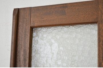 昭和レトロ 重厚な無垢材の親子ドア(子のみ)?扉
