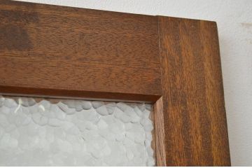 昭和レトロ 重厚な無垢材の親子ドア(子のみ)?扉