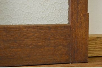 昭和レトロ 重厚な無垢材の親子ドア(子のみ)?扉