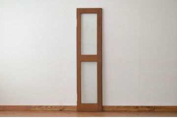昭和レトロ 重厚な無垢材の親子ドア(子のみ)?扉
