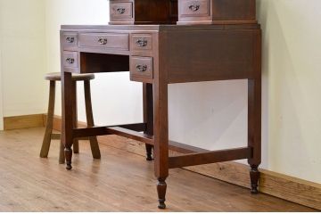 アンティーク家具　大正ロマン　古い洋館の上質なドレッサー(鏡台)