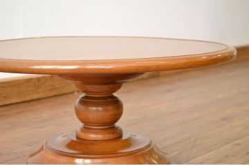 アンティーク家具　小振りな丸型テーブル(ちゃぶ台)