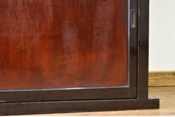 アンティーク家具　古民具・骨董　非常に珍しい　両面開き水屋箪笥(収納棚)