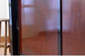 アンティーク家具　古民具・骨董　非常に珍しい　両面開き水屋箪笥(収納棚)