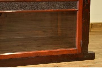 アンティーク家具　古民具・骨董　非常に珍しい　両面開き水屋箪笥(収納棚)