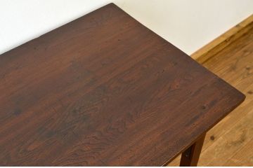 アンティーク家具　古い木のシンプルな平机(テーブル)