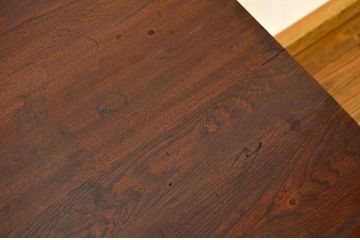 アンティーク家具　古い木のシンプルな平机(テーブル)