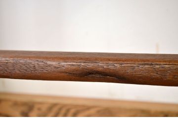 アンティーク家具　古い木のシンプルなアンティーク平机(テーブル)