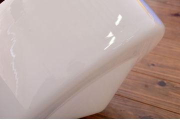 アンティーク　レトロな乳白ガラスの吊り下げ照明(電笠・天井照明・ミルクガラス)