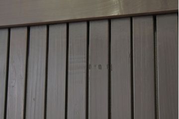 ★古民具・骨董　シックな平格子戸2枚セット(引き戸)