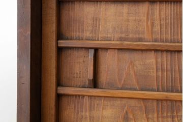 アンティーク家具　アンティーク　造りの上質な無垢材下駄箱(収納棚)