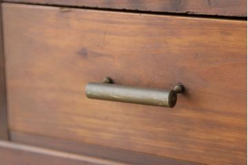アンティーク家具　アンティーク　造りの上質な無垢材下駄箱(収納棚)