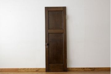 アンティーク　総無垢材の造りの良い巾せまドア1枚(扉)