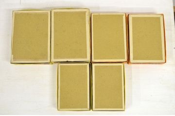 アンティーク雑貨　昭和初期!古い紙箱6個セット(菓子箱・看板)