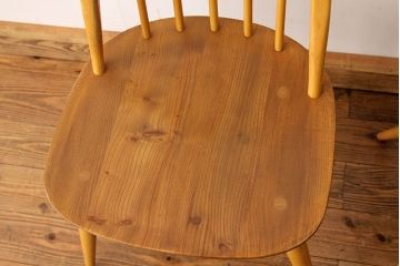 アンティーク家具　★アンティーク　イギリスアーコールクェーカーチェア2脚セット?ダイニングチェア