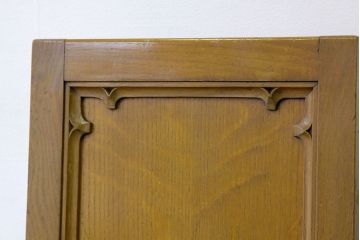 アンティーク家具　アンティーク　イギリスチャーチチェア2脚セット(椅子・ダイニングチェア)