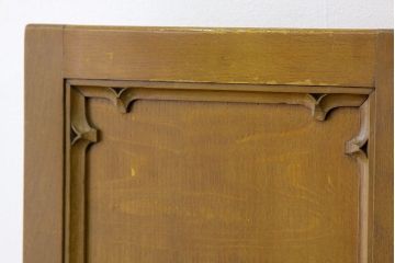 アンティーク家具　アンティーク　イギリスチャーチチェア1脚(椅子・ダイニングチェア)