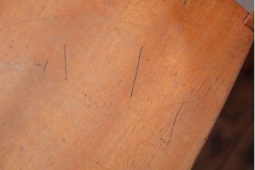 アンティーク家具　イギリスアンティーク　ビーチ材のチャーチチェア2脚セット(チャペルチェア)