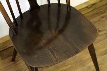アンティーク家具　アンティーク　アーコールスティックバックチェア2脚セット(椅子)(シスルバックチェア)